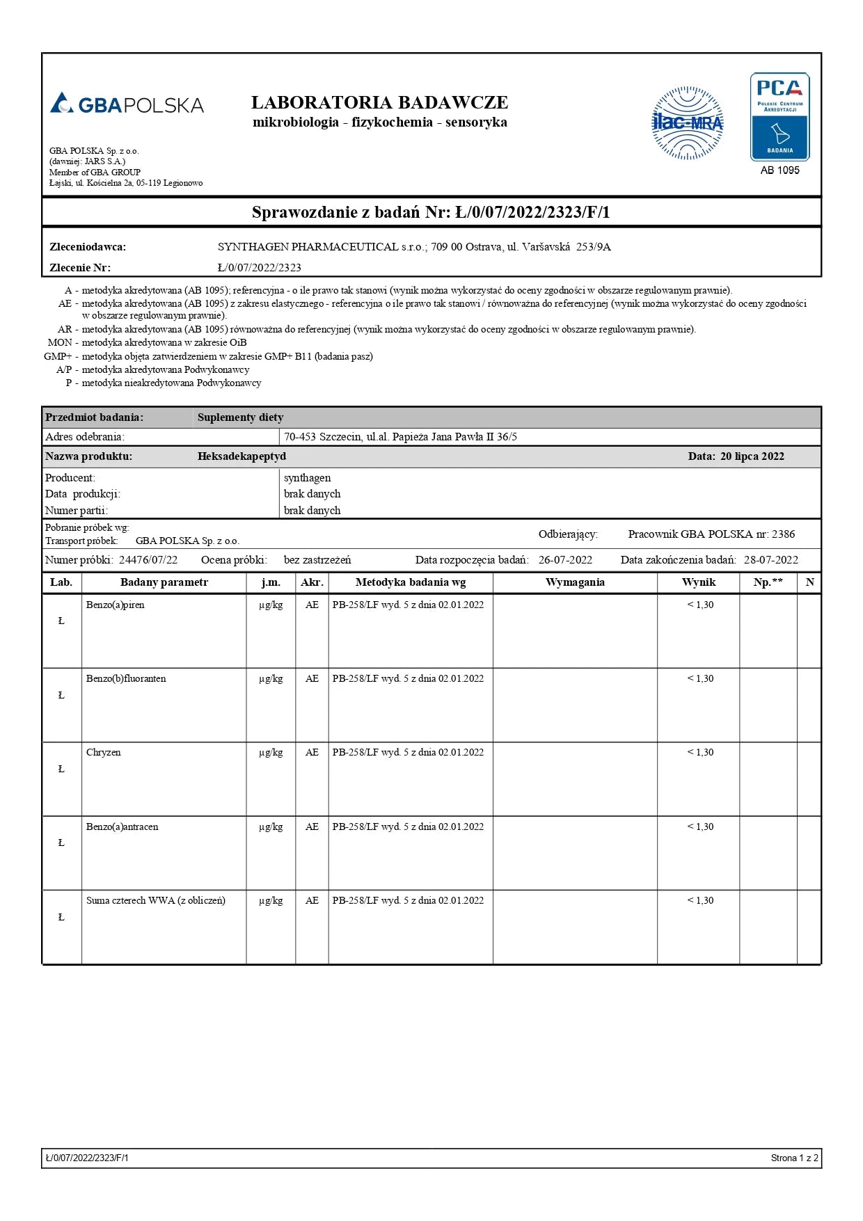 Sprawozdanie badawcze