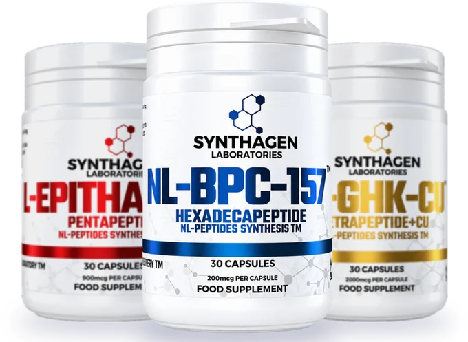 Peptydy NL Synthagen: NL-BPC-157, NL-Epithalon i NL-GHK-Cu